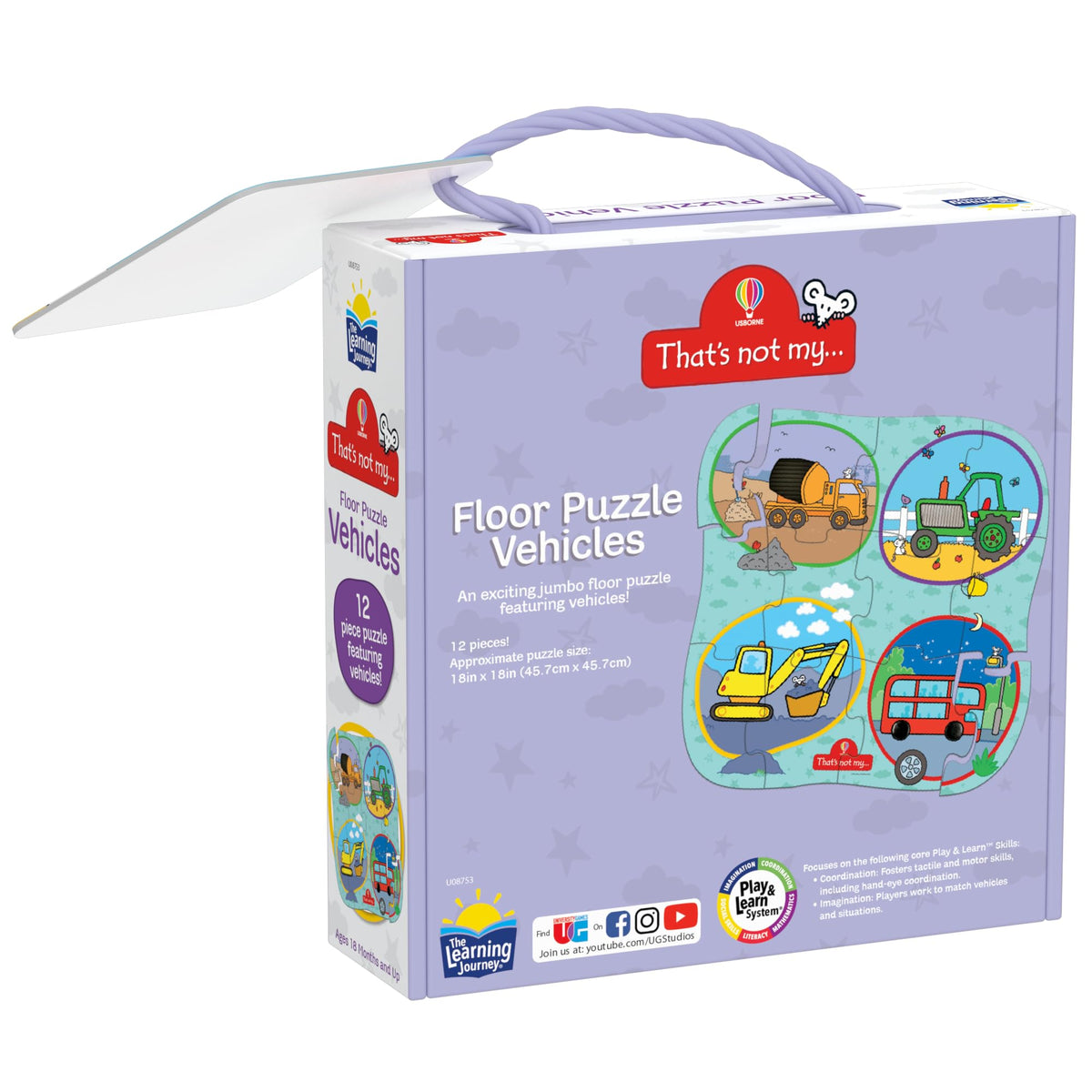 That's Not My My First Floor Puzzle Vehicles 12 Pieces – product view