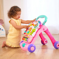 VTech Baby First Steps Baby Walker Pink – view 5