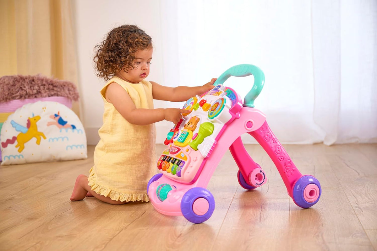 VTech Baby First Steps Baby Walker Pink – view 5