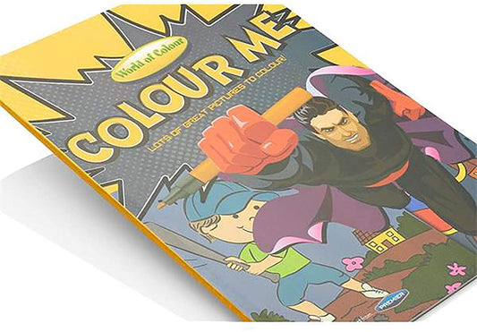 World of colour A4 48pg Colouring Book Boys