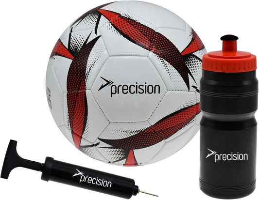 Precision Football Gift Set with size 5 football, bottle and pump