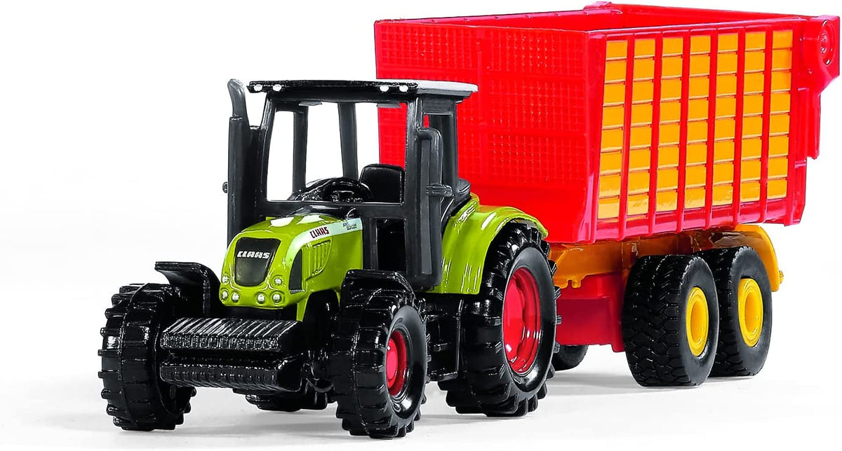 Siku 1:87 Claas with Silage Trailer