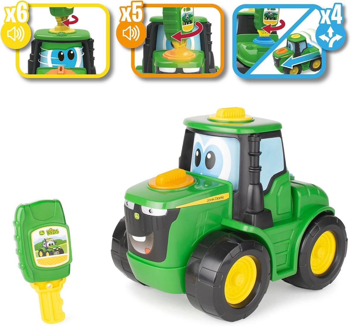 John Deere Key 'n Go Johnny Tractor with key – view 3