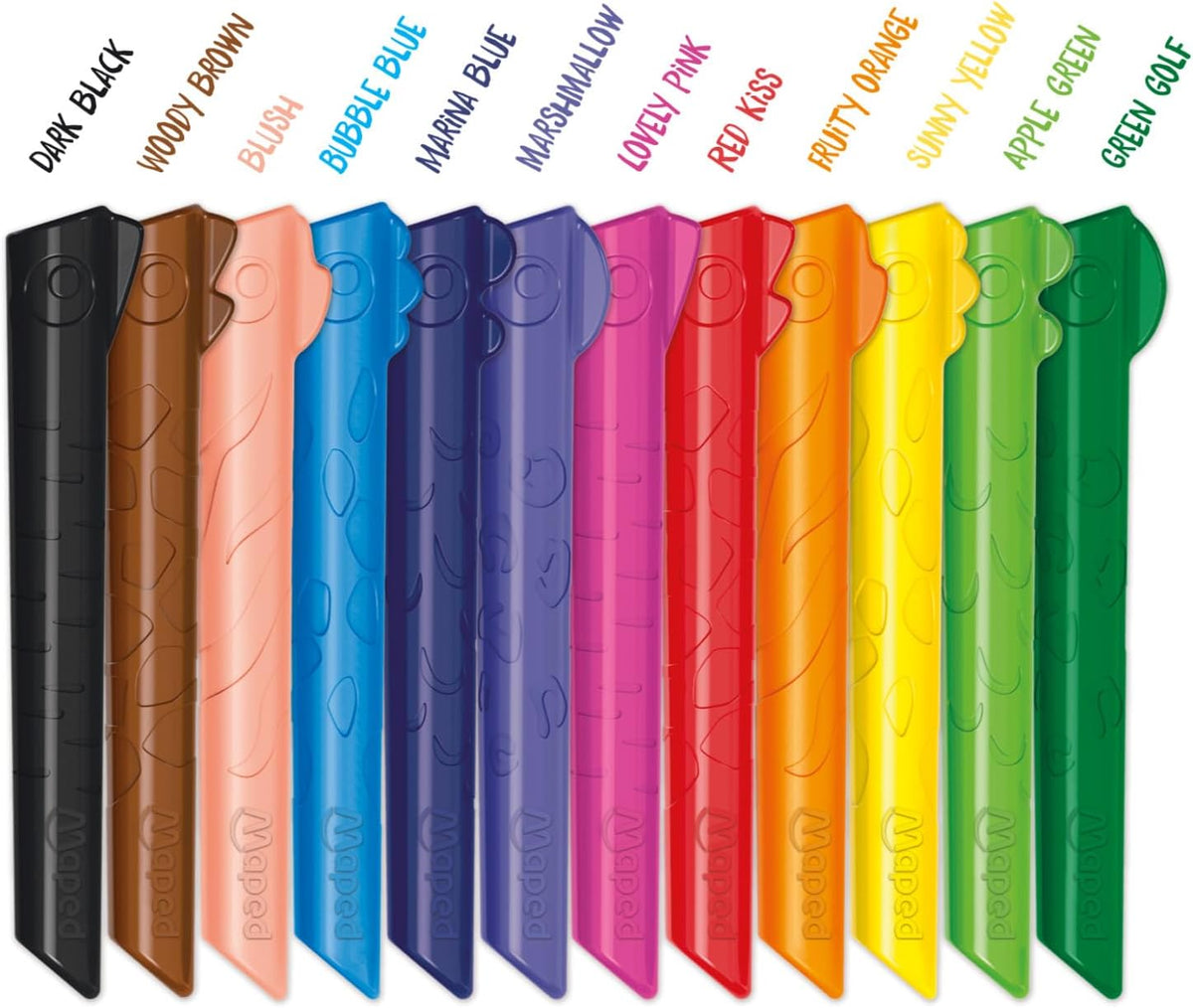 Maped Jumbo Infinity colouring pencils pack of 12 – view 3