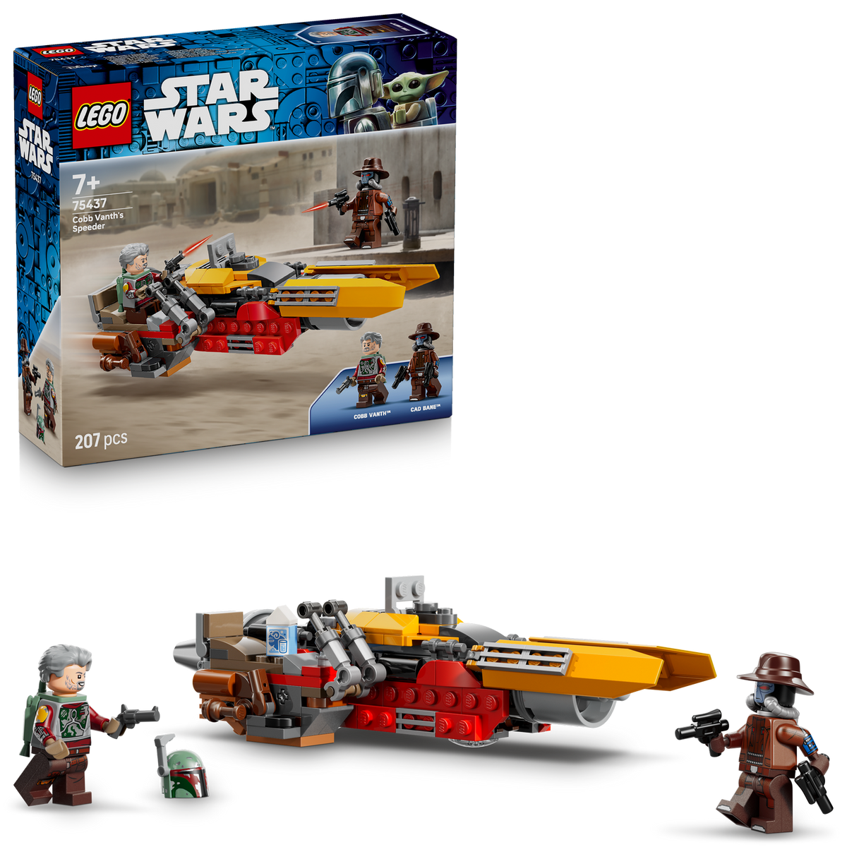 lego star wars cobb vanths speeder with box 