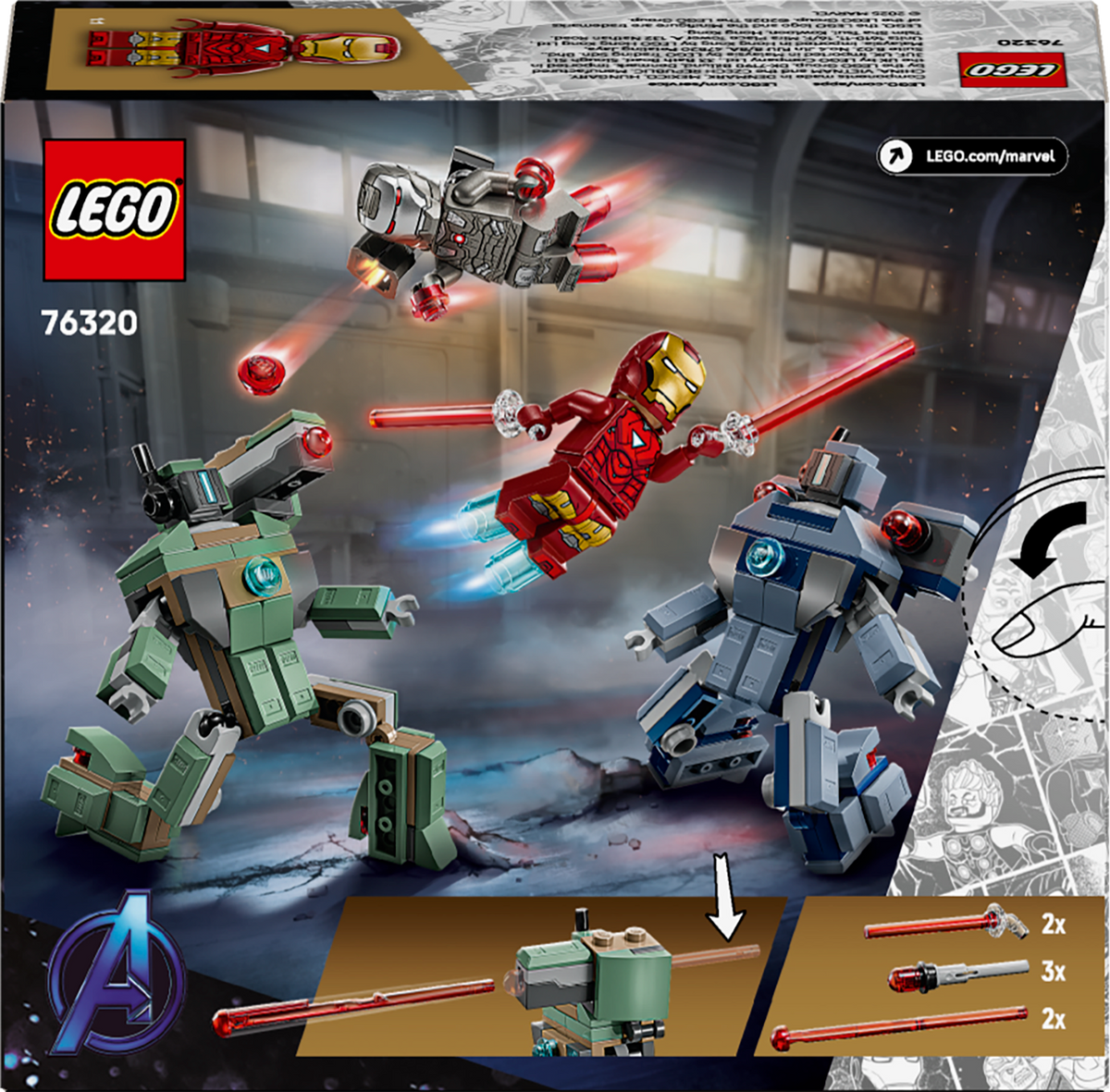 Packaging for LEGO action figures 