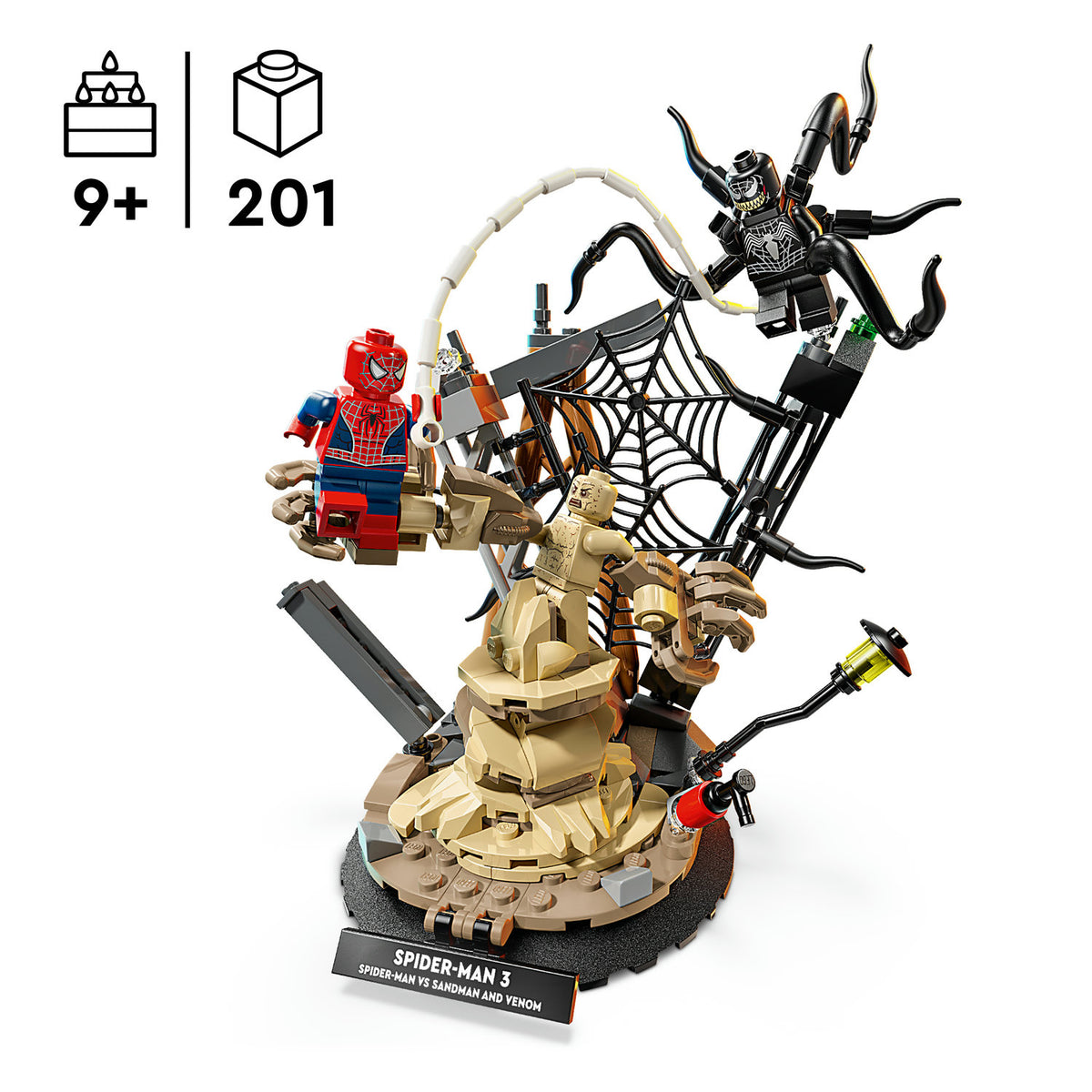lego marvel epic battle spiderman vs sandman