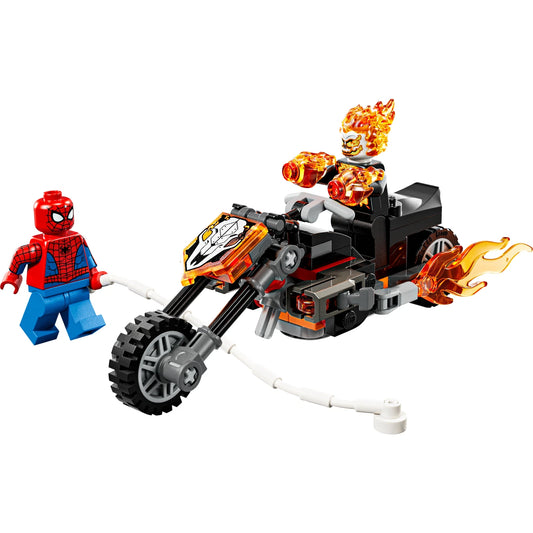 LEGO Marvel 76335 Spider-Man vs. Ghost Rider Motorcycle – built model