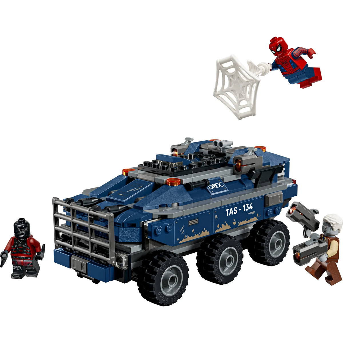 LEGO Marvel 76349 Spider-Man Prison Transport Chase – built model