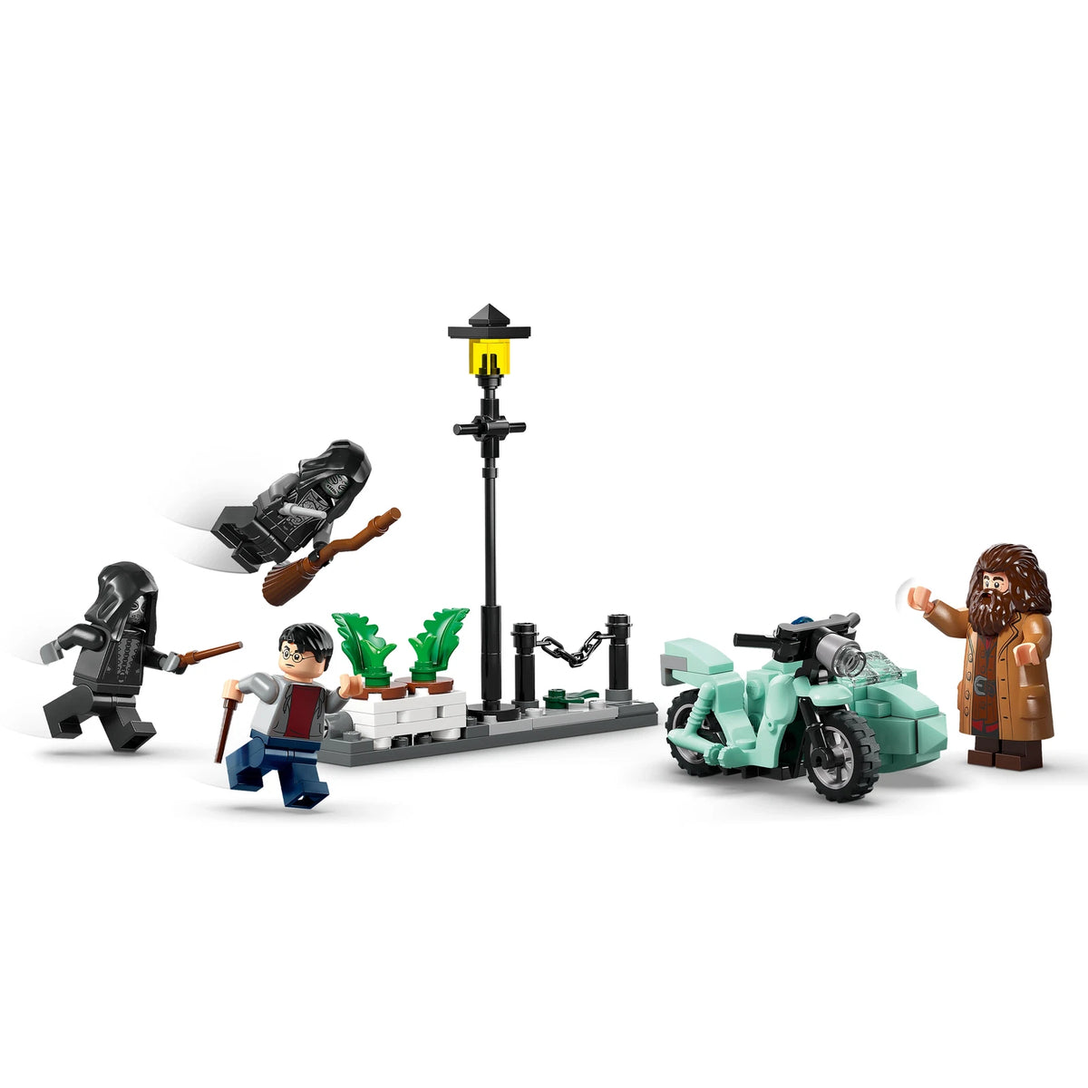 LEGO Harry Potter 76459 Hagrid & Harry's Privet Drive Escape – play view