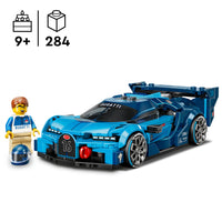 speed champions lego blue car 