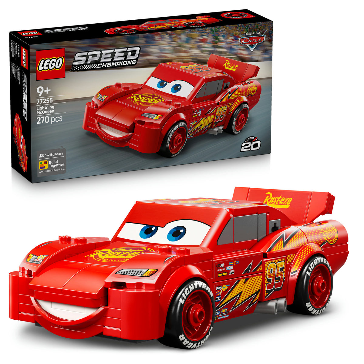 lego lightning mcqueen with box 