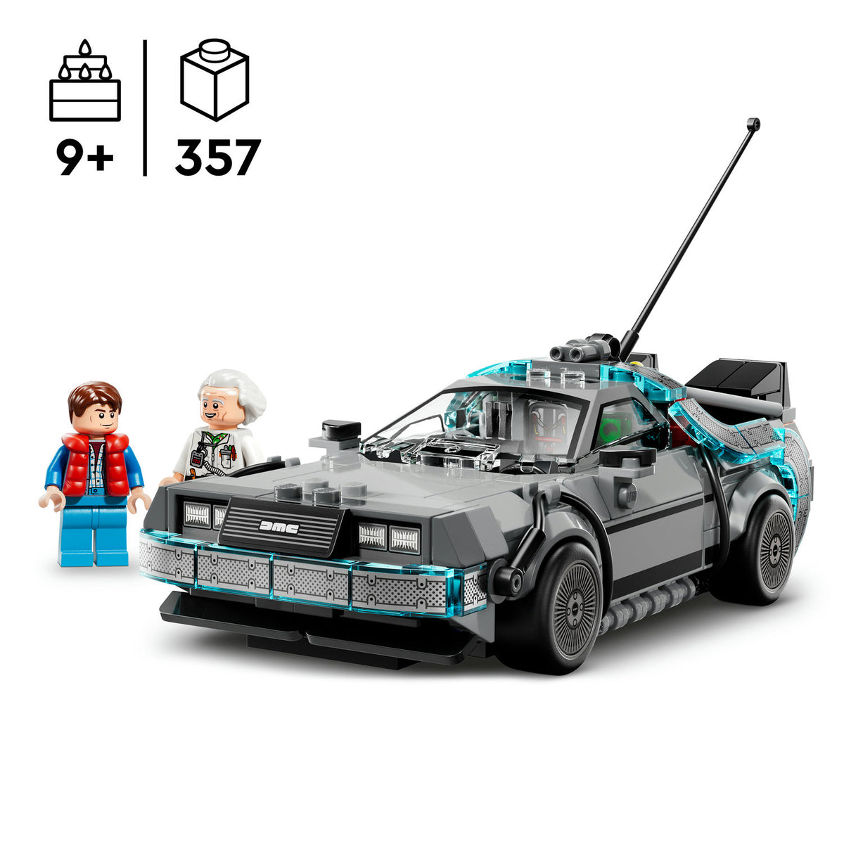 lego time machine from back to the future 