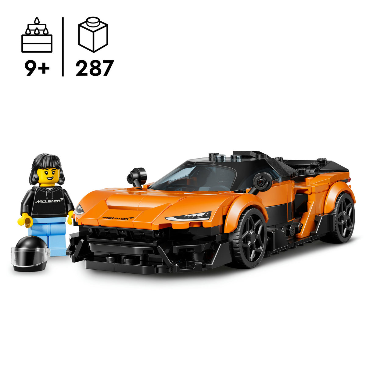 mclaren w1 lego car and mini figure 