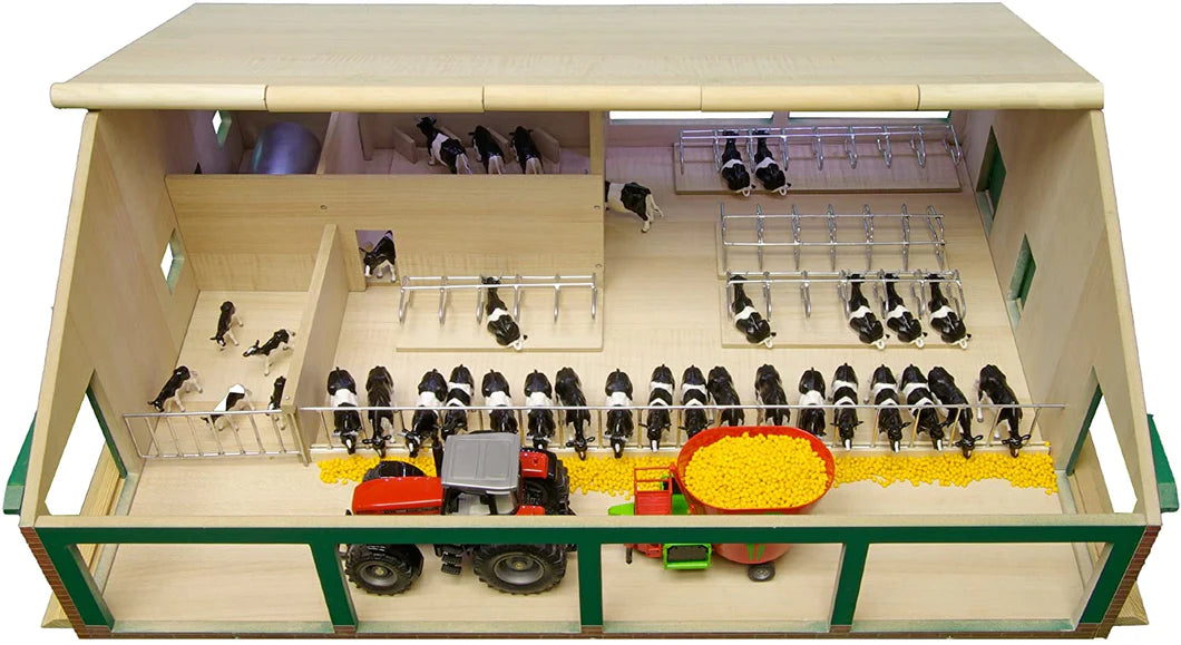 Kids Globe Cattle Shed With Milking Parlour