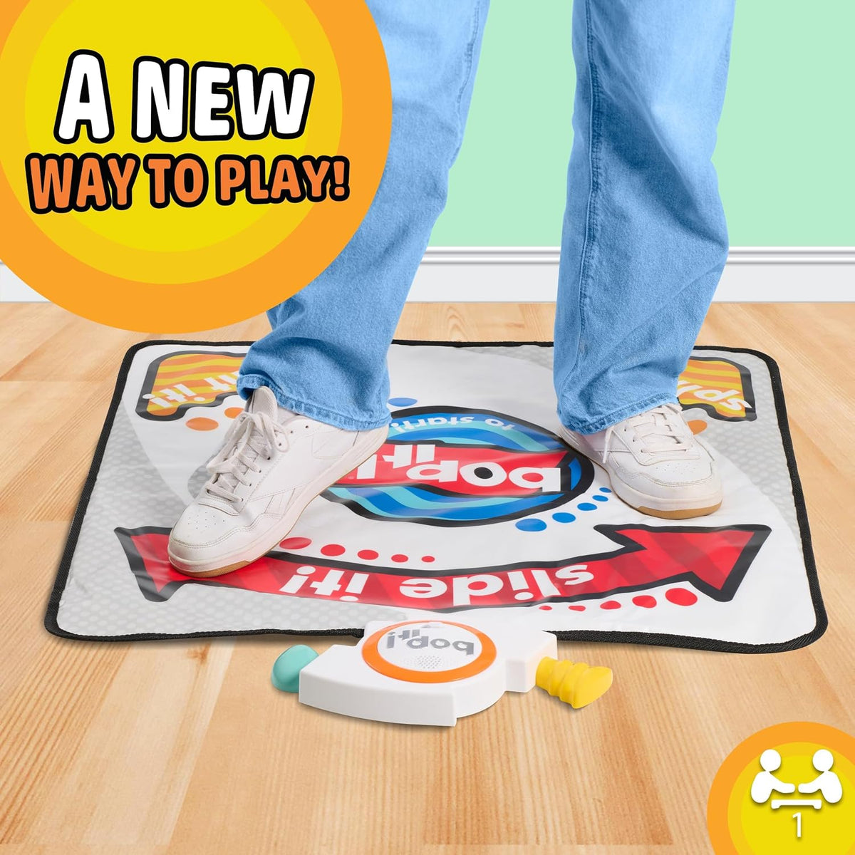 Hasbro Bop It! Jump electronic game mat with console – view 3