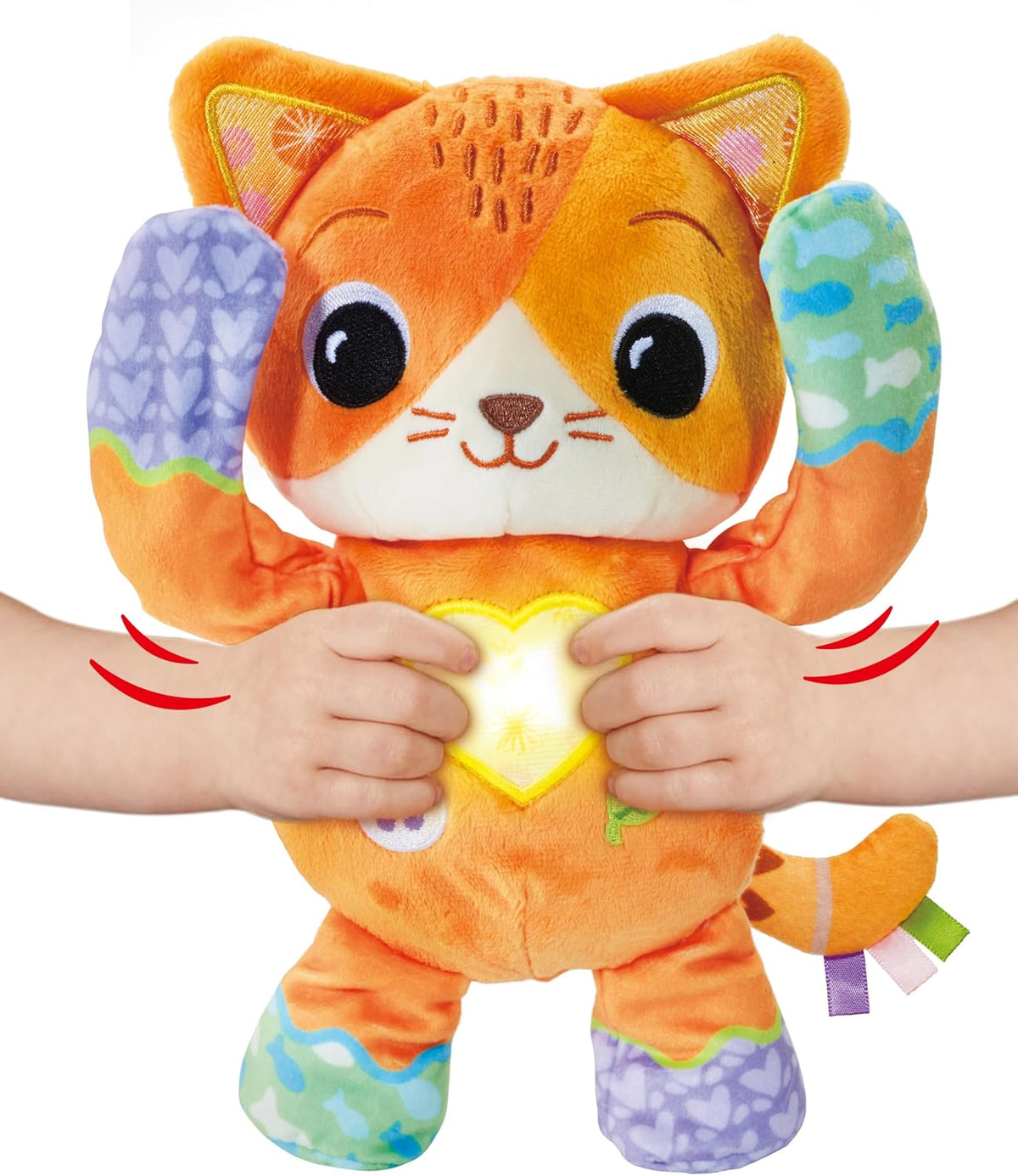 VTech Baby Peek-a-Boo Paws orange kitty toy – view 5