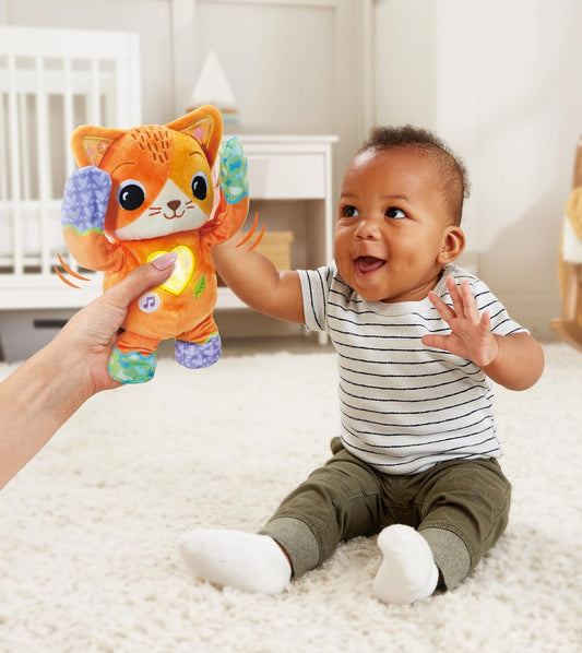 VTech Baby Peek-a-Boo Paws orange kitty toy – view 2