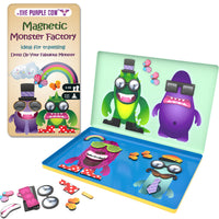 The Purple Cow Monster Factory Magnetic Travel Game – product view