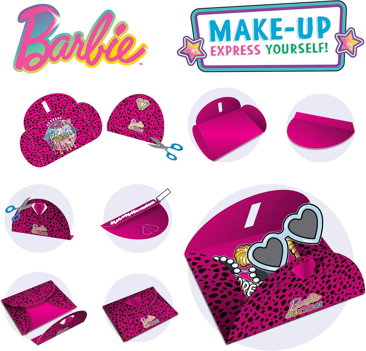 Lisciani Barbie Make-Up Book with make-up set and mirror – view 6