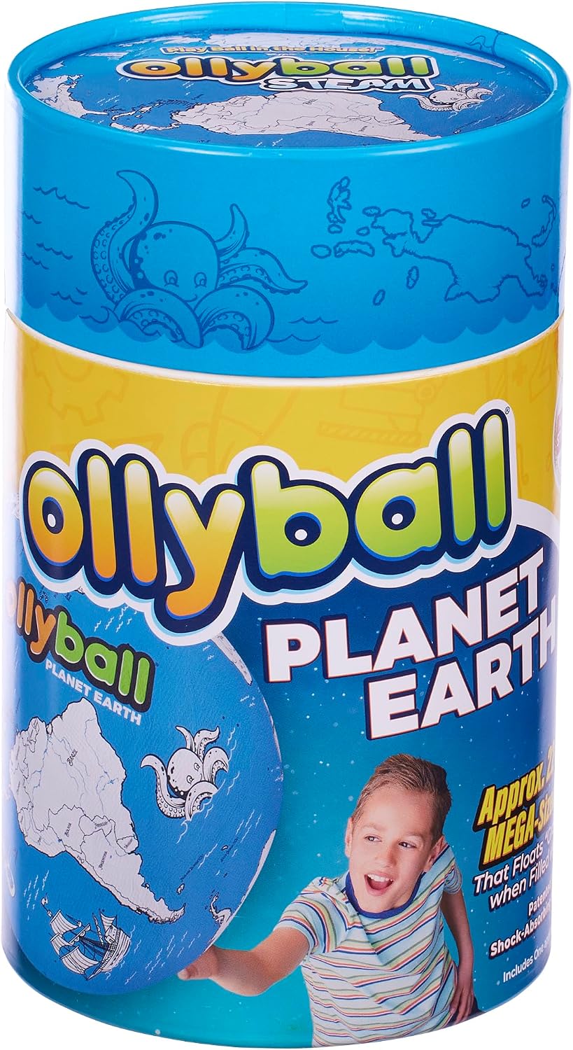 Ollyball Planet Earth Colourable Indoor Play Ball product image 2