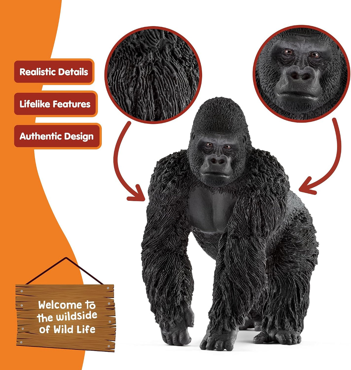 SCHLEICH Gorilla Male figure 14770 – view 5