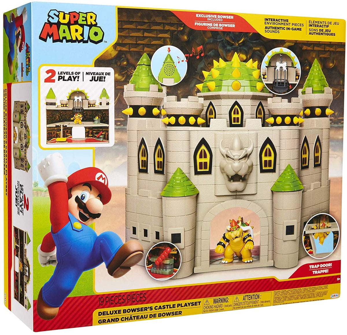 Nintendo Bowser's Castle Super Mario Deluxe Bowser's Castle Playset