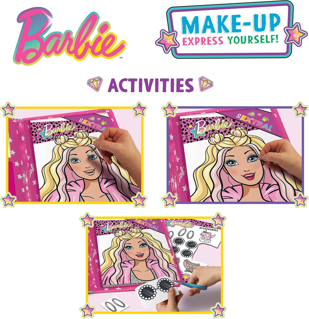 Lisciani Barbie Make-Up Book with make-up set and mirror – view 4