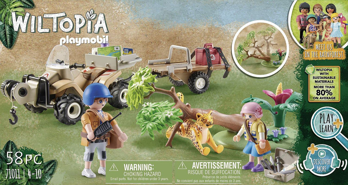 Playmobil Wiltopia 71011 Animal Rescue Quad