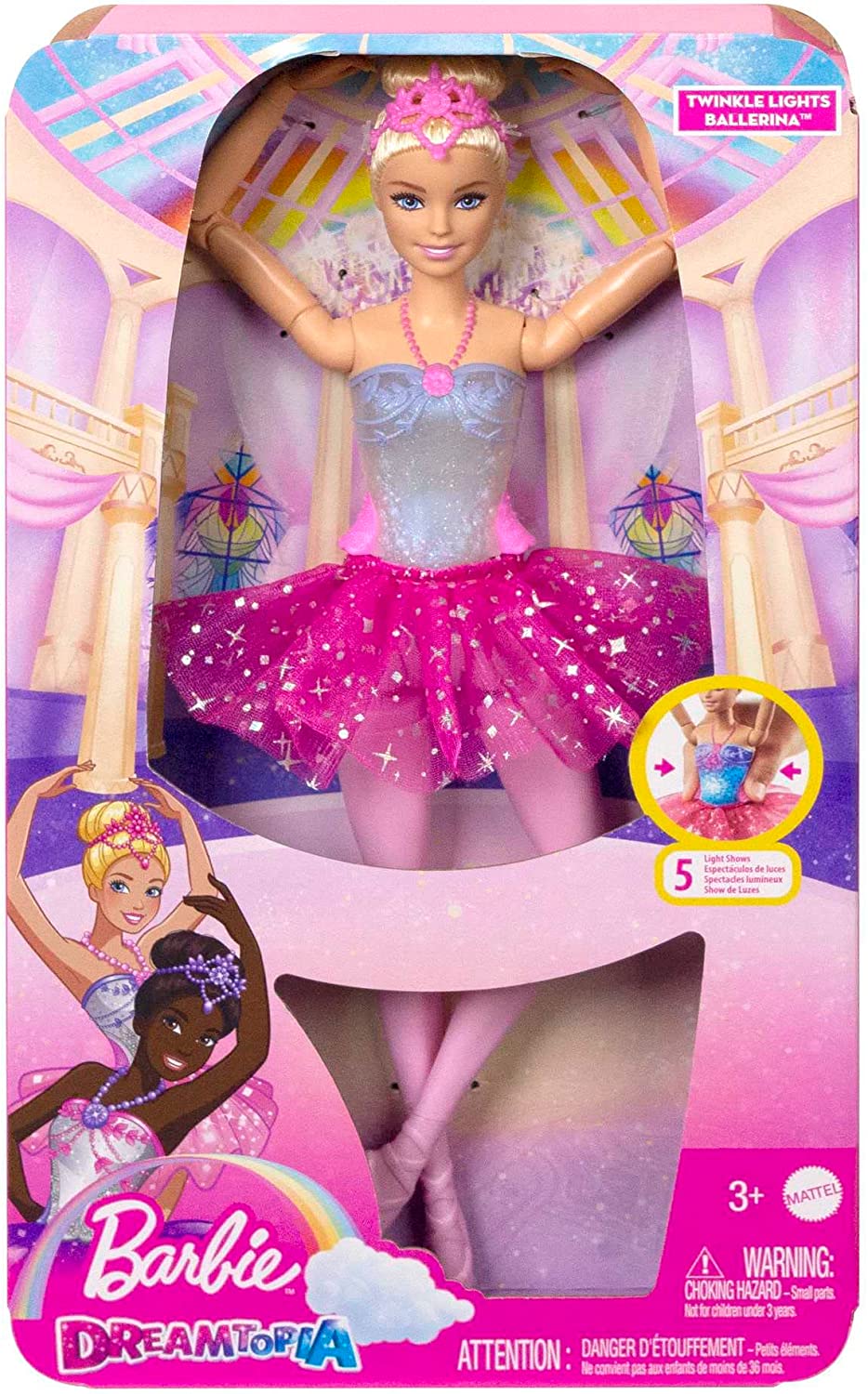 Barbie Dreamtopia Twinkle Lights Ballerina Doll