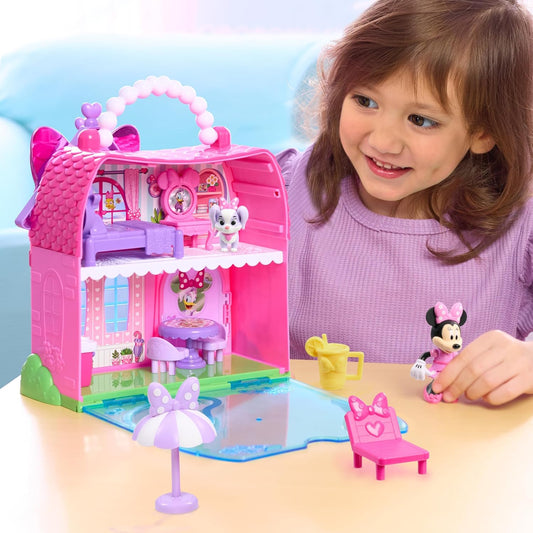 Disney Junior Minnie Mouse Mini Mansion Stow 'n Go playset with figures – view 2