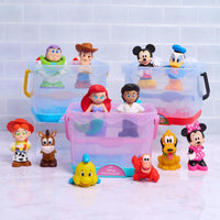 Disney Winnie the Pooh Bath Caddy with five character bath toy figures – view 6