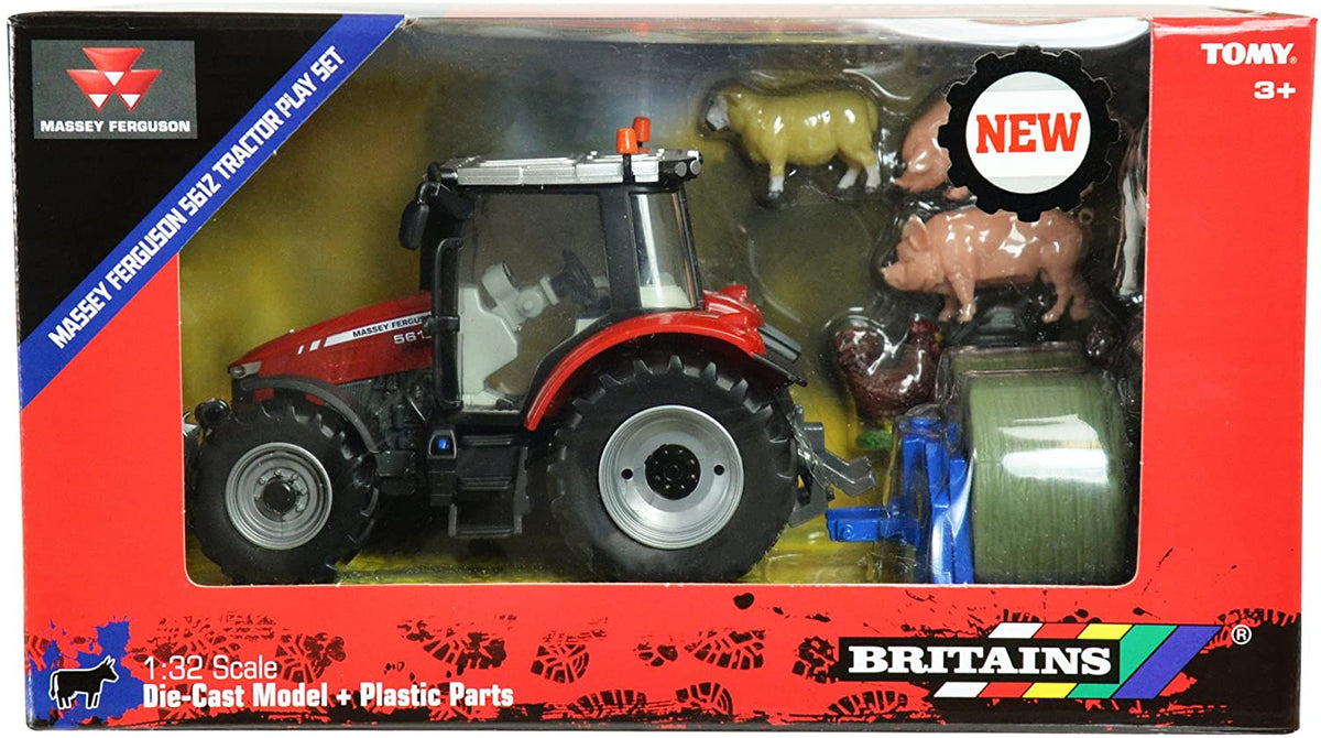 Massey Ferguson 5612 Tractor Play Set