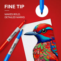 Sharpie fine permanent markers pack of 12 assorted colours – view 6