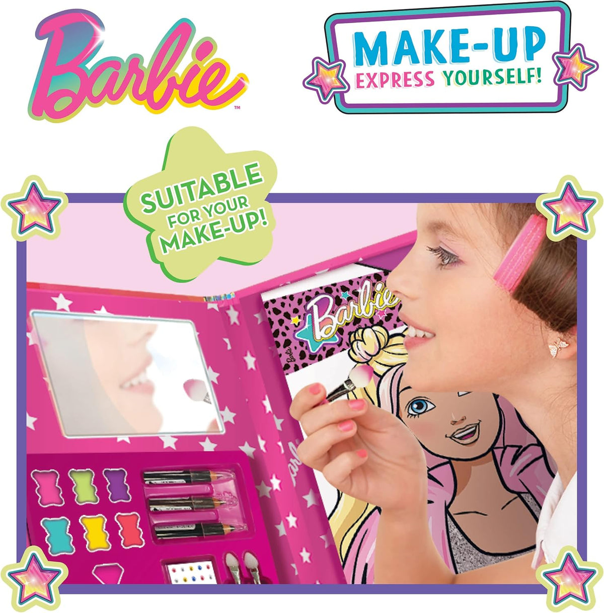 Lisciani Barbie Make-Up Book with make-up set and mirror – view 5