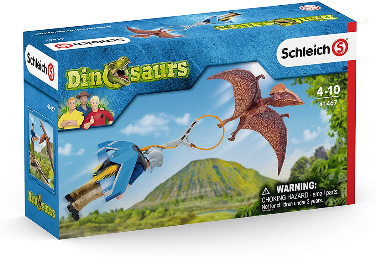 Schleich 41467 Dinosaurs Jetpack Chase