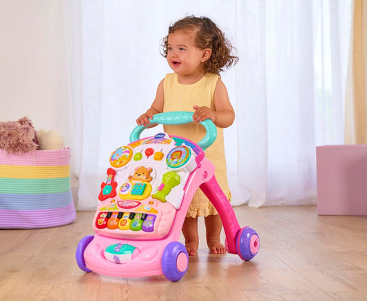 VTech Baby First Steps Baby Walker Pink – view 2