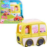 Peppa Pig Whizz-Around Daddy Pig's Little Campervan – box and yellow campervan