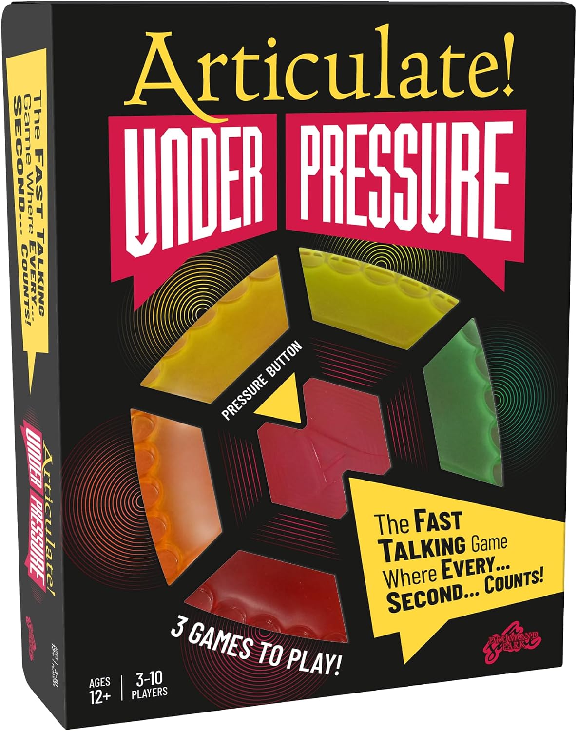 Drumond Park Articulate Under Pressure game box and electronic timer