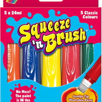 Galt Squeeze 'n Brush - Five Classic Colours