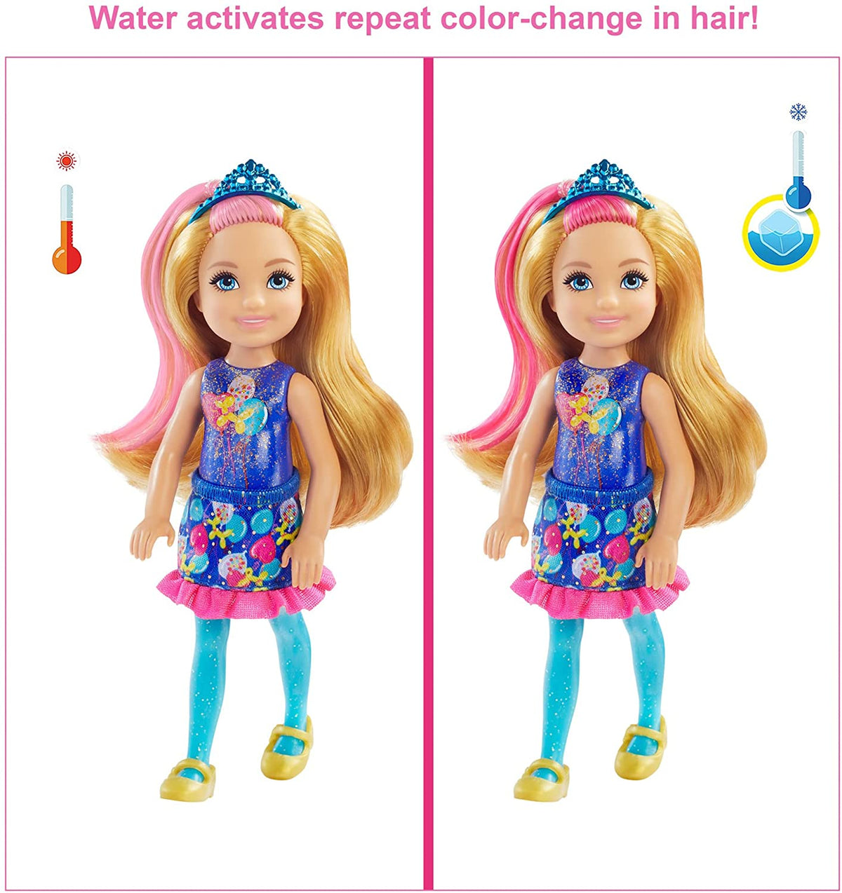 ​Barbie Chelsea Color Reveal Doll with 6 Surprises