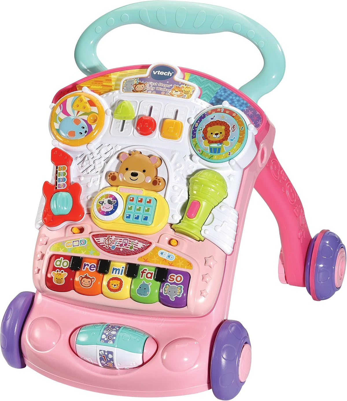 VTech Baby First Steps Baby Walker Pink – view 3
