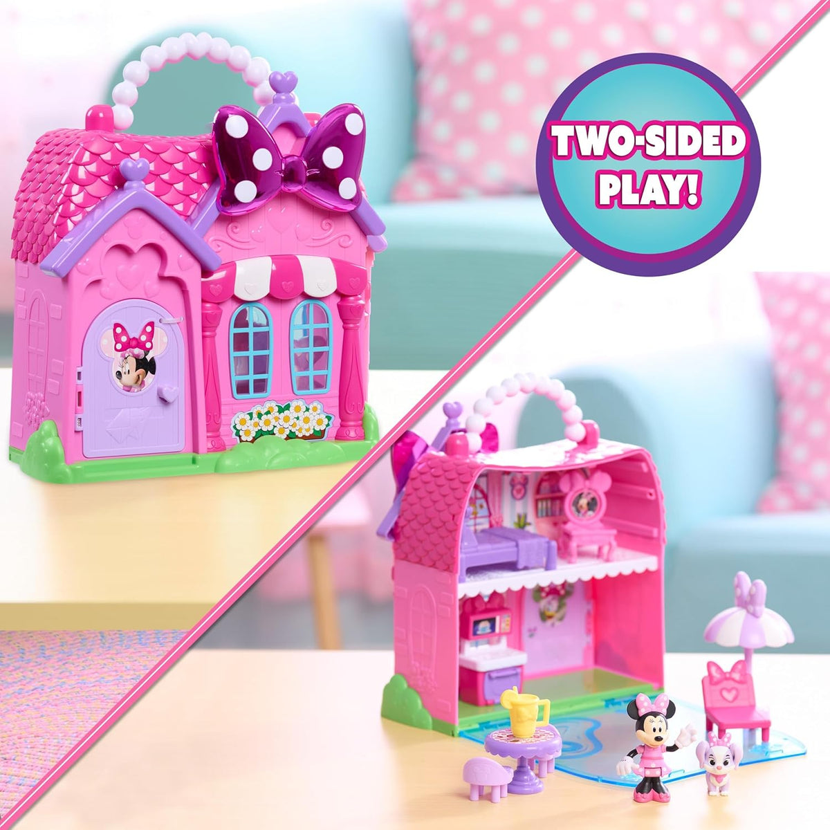 Disney Junior Minnie Mouse Mini Mansion Stow 'n Go playset with figures – view 4