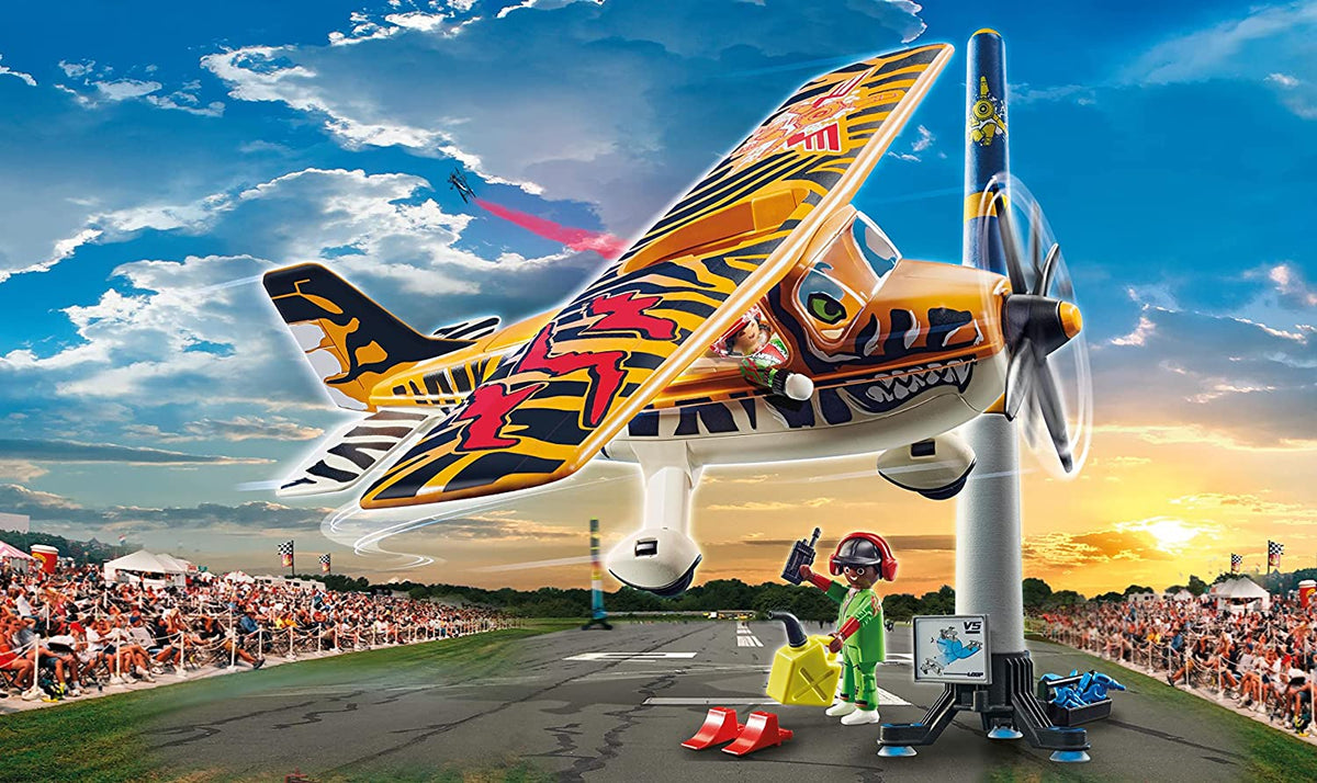 Playmobil 70902 Air Stunt Show Tiger Propeller Plane