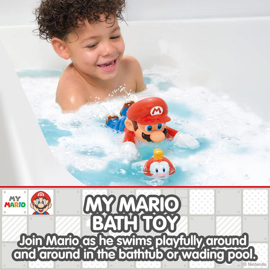 TOMY Toomies My Mario Swimming Mario bath toy with Cheep Cheep – view 2