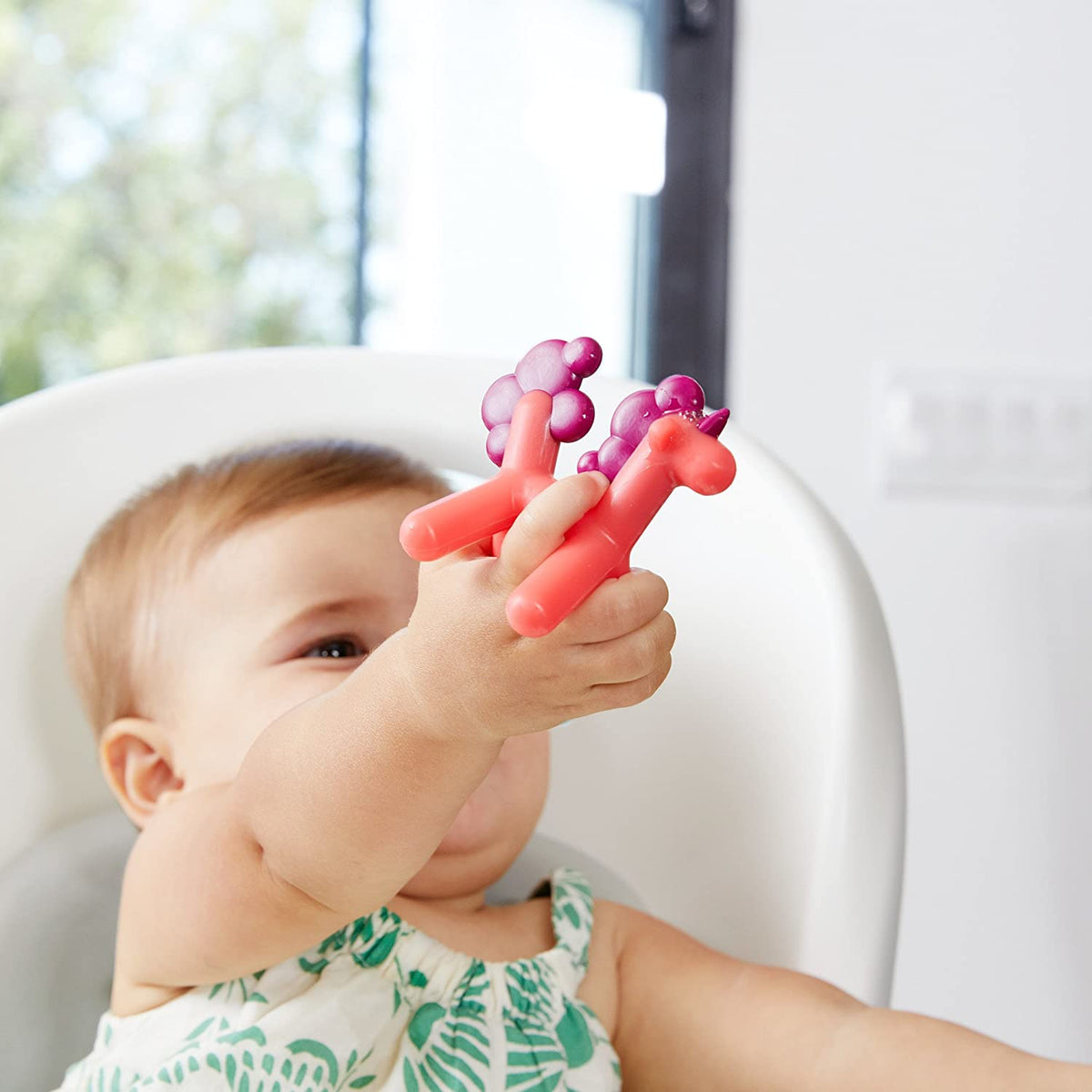 TOMY - Boon Silicone Baby Teether Unicorn