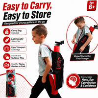 Toyfinity Junior Golf Set with clubs, balls, flags and carry bag – view 4