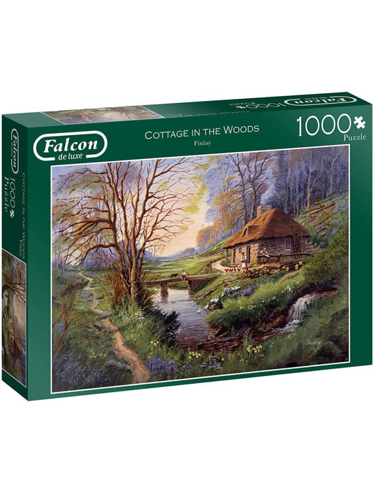 Falcon De Luxe Cottage In The Woods 1000pc Puzzle