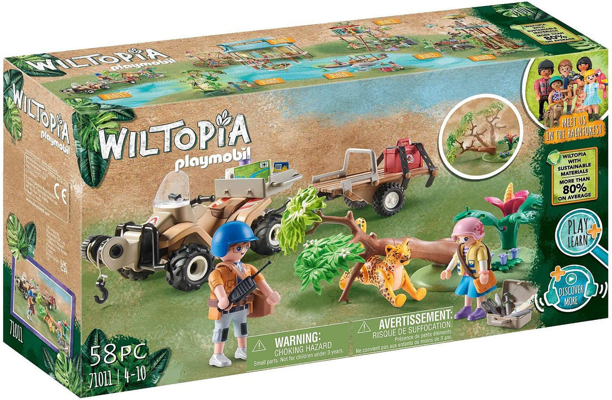 Playmobil Wiltopia 71011 Animal Rescue Quad