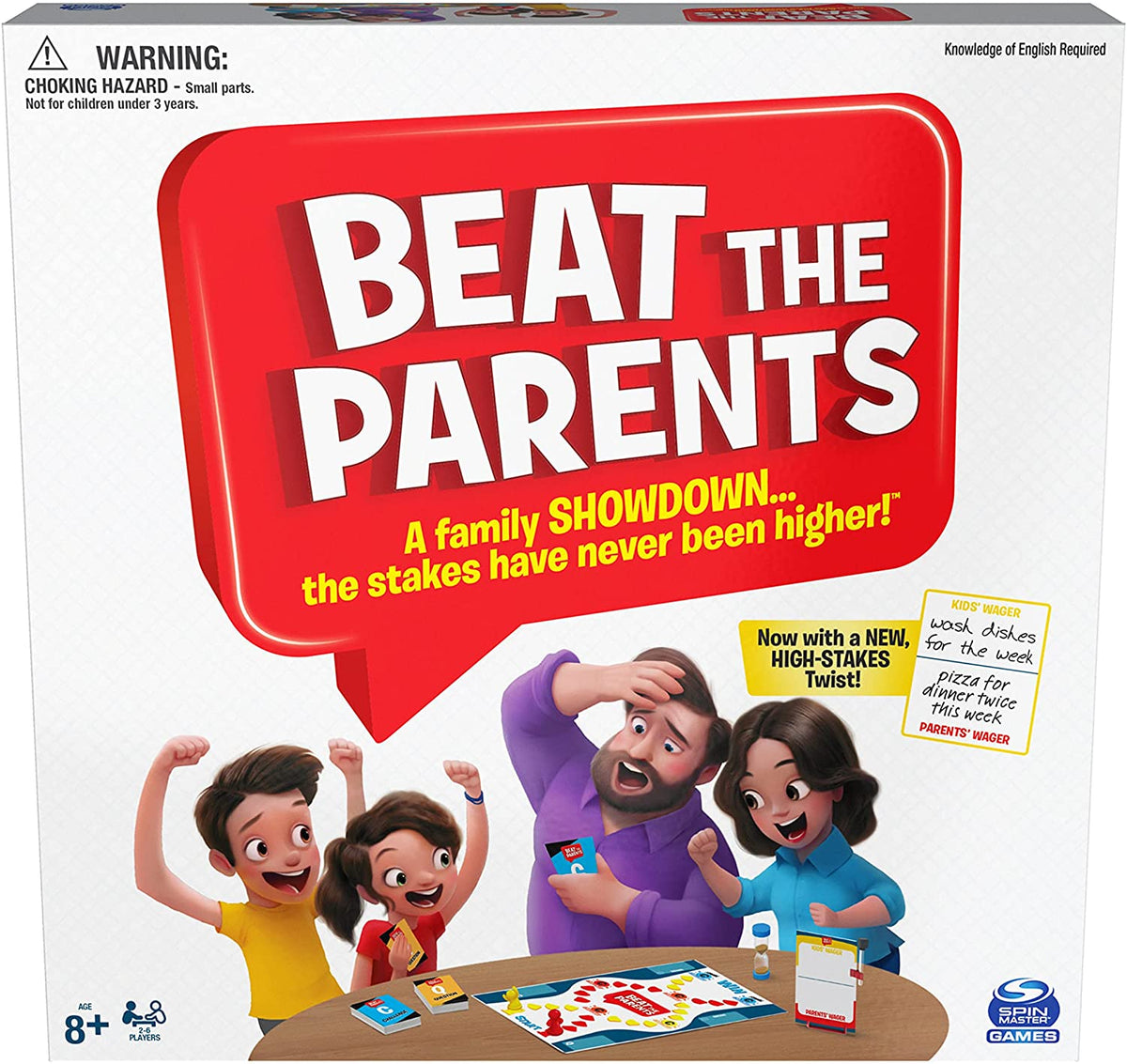 Beat The Parents Board Game for Families and Kids